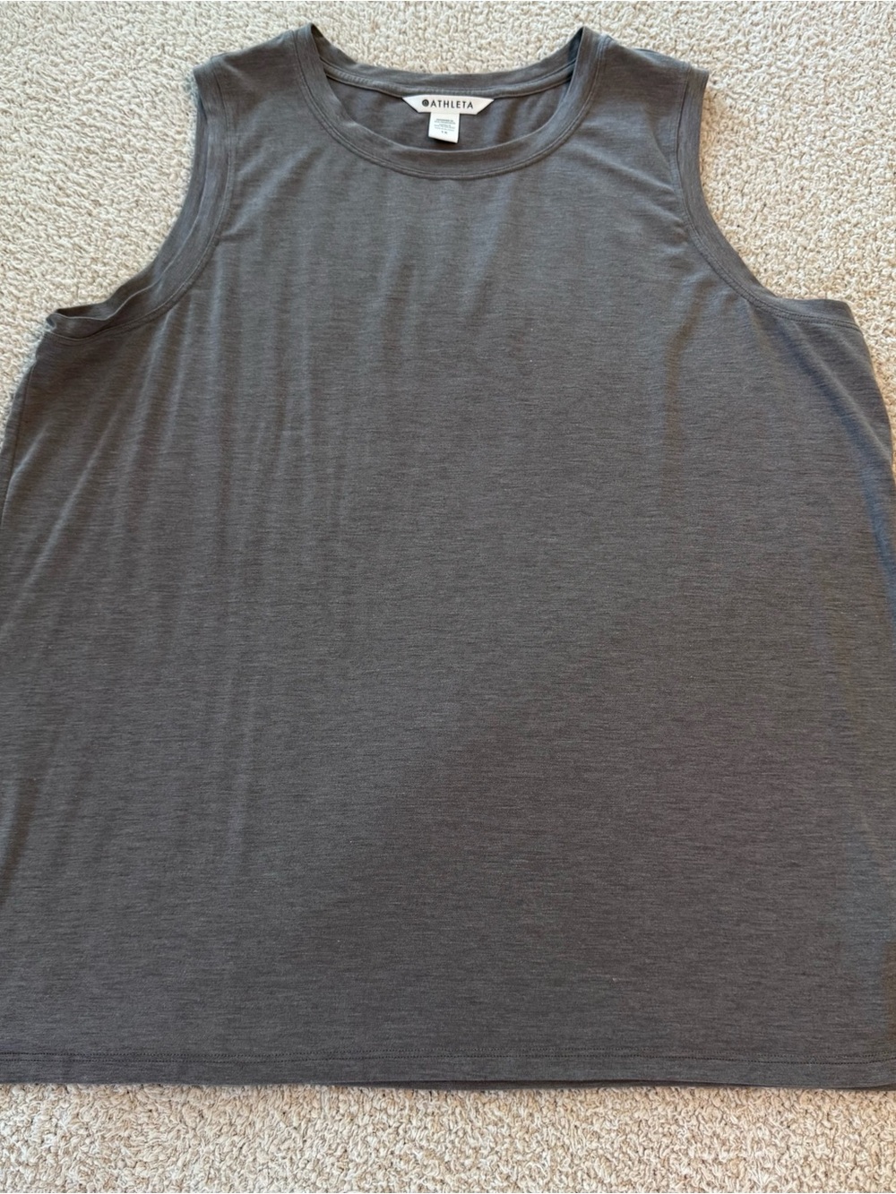 Athleta Women’s Charcoal Gray Muscle Tank